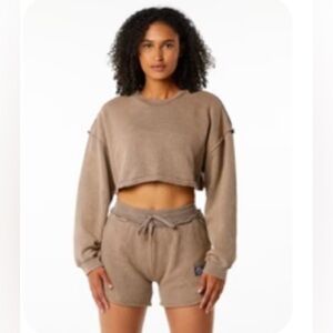 Alphalete very Terry crop pullover